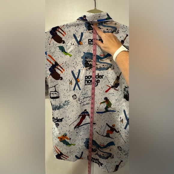 Men's Graphic Casual Button Down Shirt - Picture 14 of 15